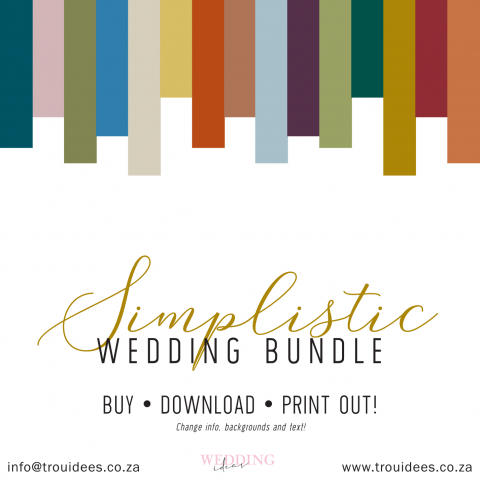 Simplistic Wedding Stationery